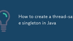 How to create a thread-safe singleton in Java