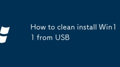 How to clean install Win11 from USB