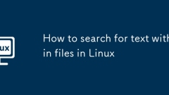 So suchen Sie nach Text in Dateien unter Linux