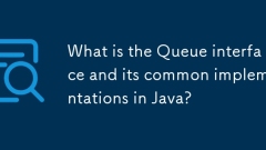 What is the Queue interface and its common implementations in Java?