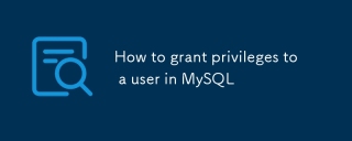 Comment accorder des privilèges à un utilisateur dans MySQL