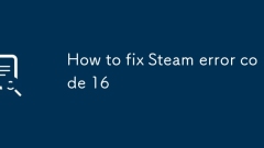 How to fix Steam error code 16