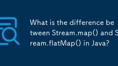 What is the difference between Stream.map() and Stream.flatMap() in Java?