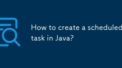 How to create a scheduled task in Java?