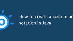 How to create a custom annotation in Java