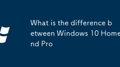 What is the difference between Windows 10 Home and Pro