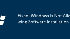 Fixed: Windows Is Not Allowing Software Installation