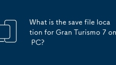 What is the save file location for Gran Turismo 7 on PC?