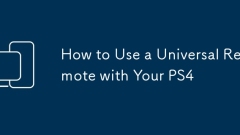 How to Use a Universal Remote with Your PS4