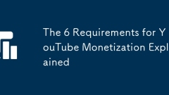 Les 6 exigences pour la monétisation YouTube ont expliqué