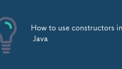 How to use constructors in Java