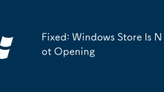 Fixed: Windows Store Is Not Opening