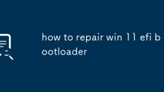 how to repair win 11 efi bootloader