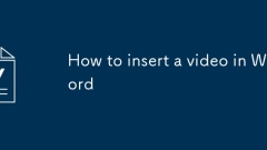 Cara memasukkan video dalam Word