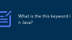 What is the this keyword in Java?