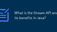What is the Stream API and its benefits in Java?
