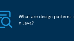 What are design patterns in Java?