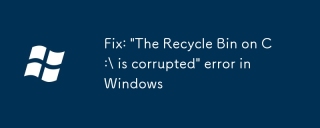 Fix: 'The Recycle Bin on C:\ is corrupted' error in Windows