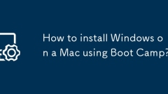 How to install Windows on a Mac using Boot Camp?