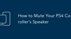How to Mute Your PS4 Controller's Speaker