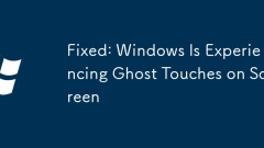 Fixed: Windows Is Experiencing Ghost Touches on Screen