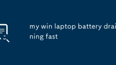 my win laptop battery draining fast