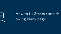 Cara Memperbaiki Kedai Steam Menunjukkan Halaman Kosong