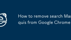 Cara Menghapus Cari Marquis dari Google Chrome