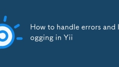 如何處理錯誤並在yii中登錄