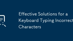 Effektive L?sungen für ein Tastatur, das falsche Zeichen eingreift