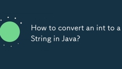 How to convert an int to a String in Java?