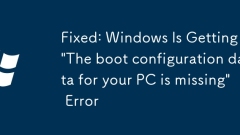 Behoben: Windows erholt 'Die Startkonfigurationsdaten für Ihren PC fehlt' Fehler '