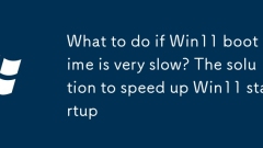 Was tun, wenn Win11 -Bootzeit sehr langsam ist? Die L?sung, um Win11 -Startup zu beschleunigen