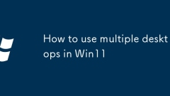 How to use multiple desktops in Win11