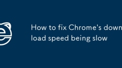 Comment réparer la vitesse de téléchargement de Chrome en cours