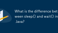 Apakah perbezaan antara tidur () dan tunggu () di java?