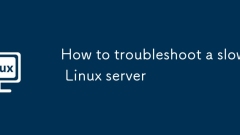 How to troubleshoot a slow Linux server