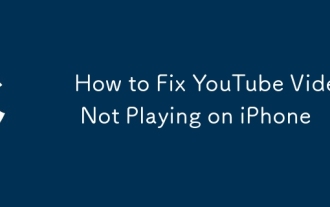Comment réparer les vidéos YouTube qui ne jouent pas sur iPhone