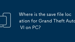 Where is the save file location for Grand Theft Auto VI on PC?