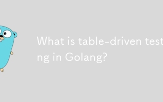 Was sind tabelgesteuerte Tests in Golang?