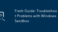Fresh Guide: Troubleshoot Problems with Windows Sandbox