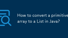 How to convert a primitive array to a List in Java?