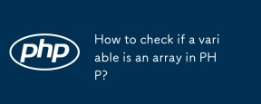 Bagaimana untuk memeriksa sama ada pemboleh ubah adalah array dalam php?