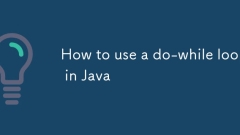 How to use a do-while loop in Java