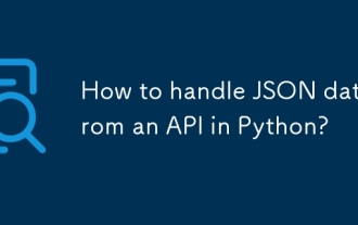 Comment gérer les données JSON d'une API dans Python?