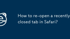 How to re-open a recently closed tab in Safari?