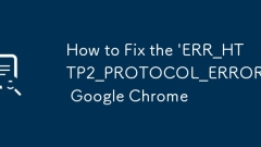 How to Fix the 'ERR_HTTP2_PROTOCOL_ERROR' in Google Chrome
