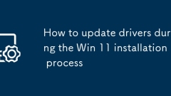 How to update drivers during the Win 11 installation process