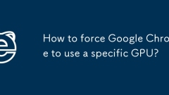 Bagaimana untuk memaksa Google Chrome menggunakan GPU tertentu?