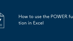 Excelでパワー関数を使用する方法